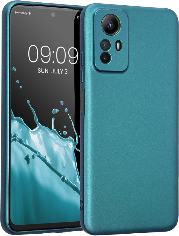 KW Xiaomi Redmi Note 12S Θήκη Σιλικόνης TPU - Metallic Caribbean Blue