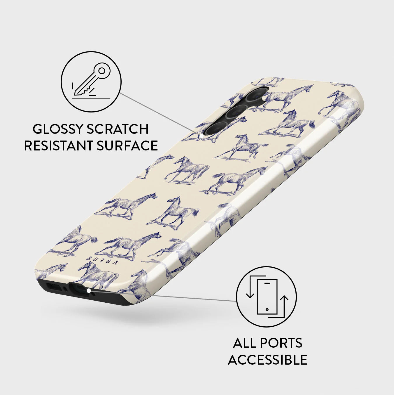 Burga Samsung Galaxy A35 5G Fashion Tough Σκληρή Θήκη - Derby Race