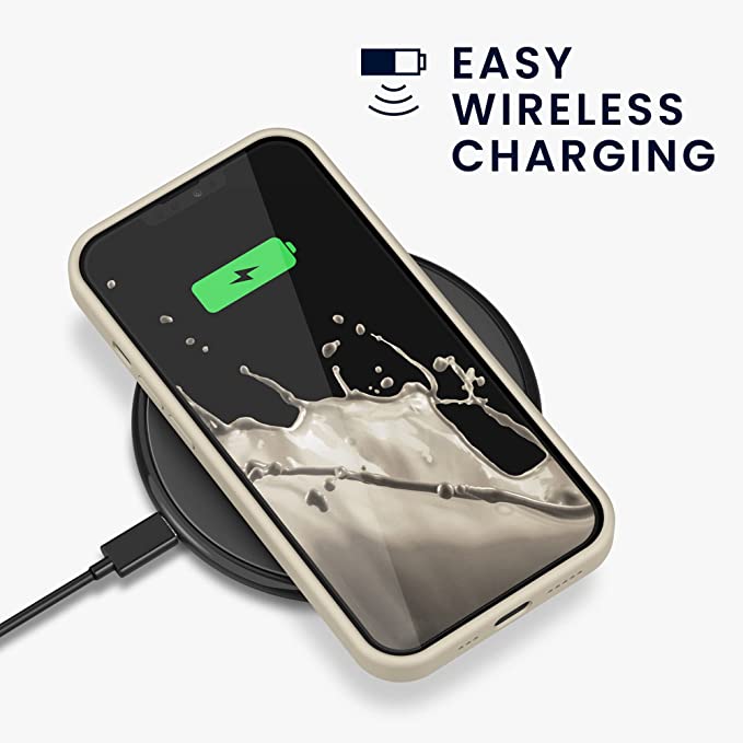 KW iPhone 13 Θήκη Σιλικόνης Rubberized TPU - Moon Glow - 55878.204