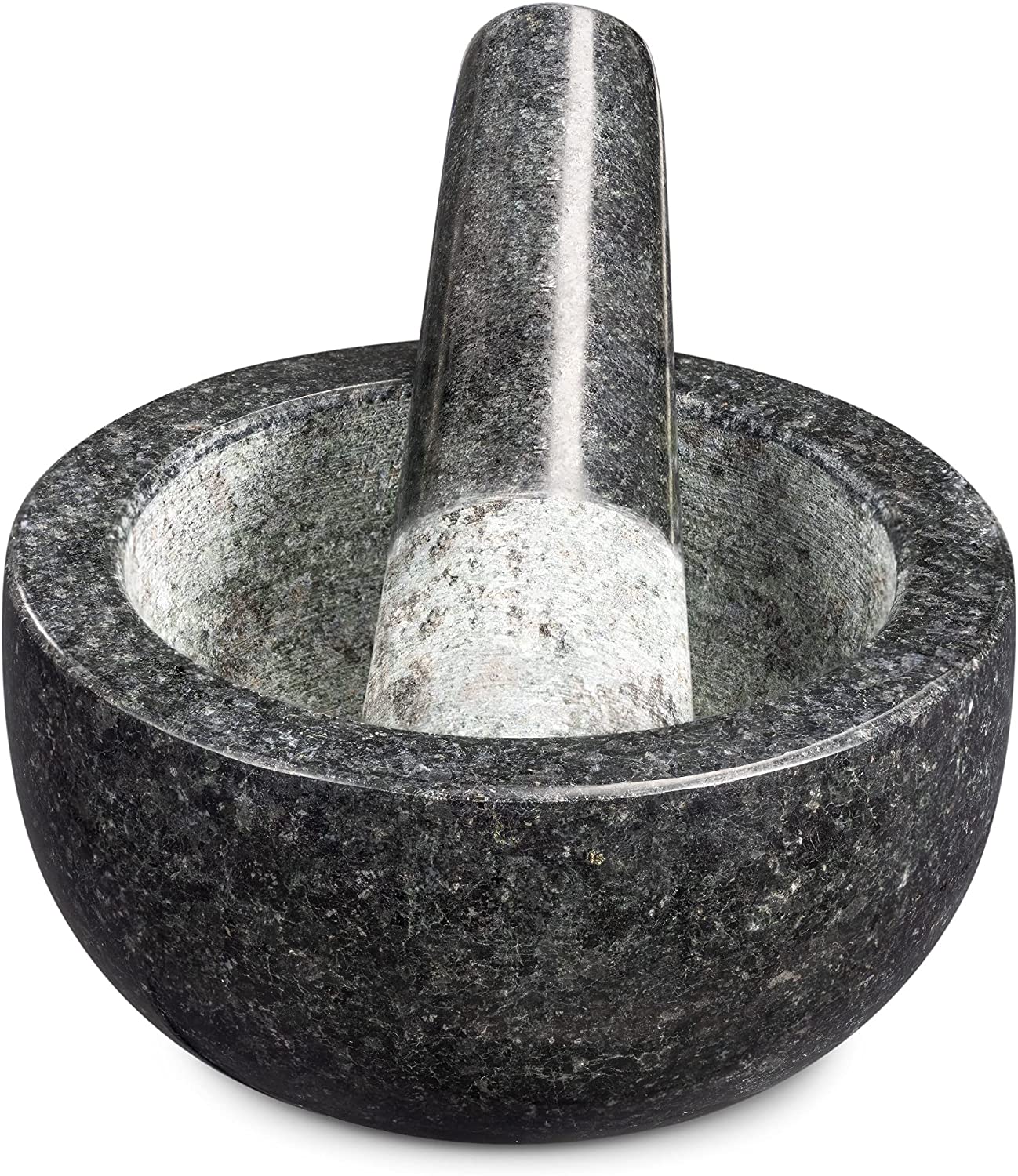 Navaris Mortar and Pestle Set Σετ με Γουδί και Γουδοχέρι από Φυσικό Γρανίτη - Black - 47789.02