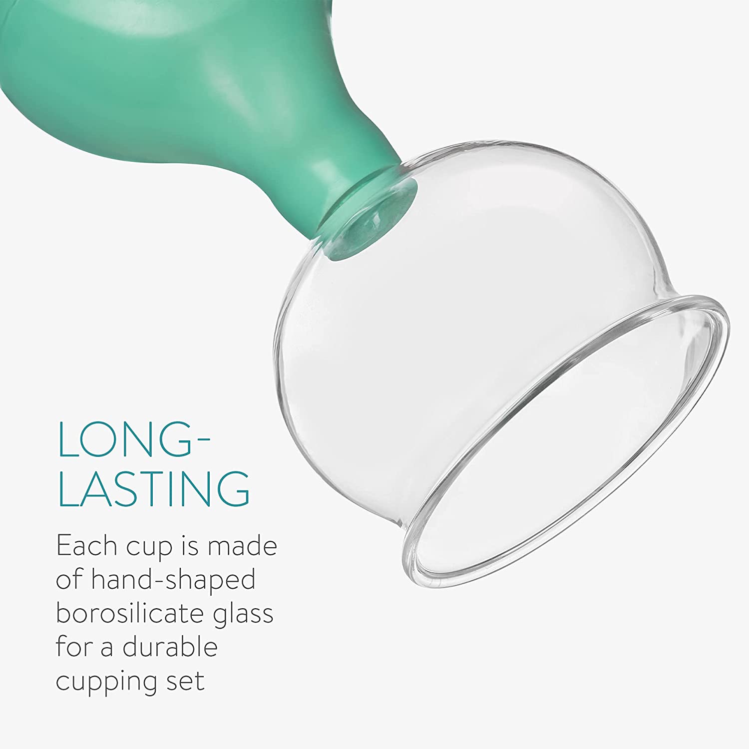 Navaris Σετ με 5 Βεντούζες με Φούσκα - Turquoise - 54790.37