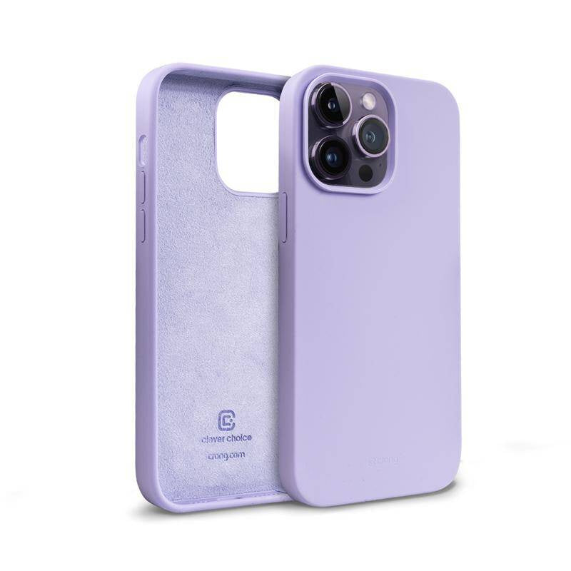 Crong iPhone 14 Pro Max Color Cover Θήκη Σιλικόνης - Purple