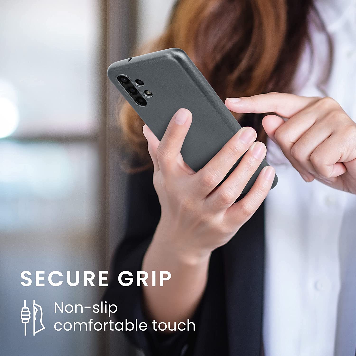 KW Samsung Galaxy A13 4G Θήκη Σιλικόνης TPU - Metallic Grey - 58021.232