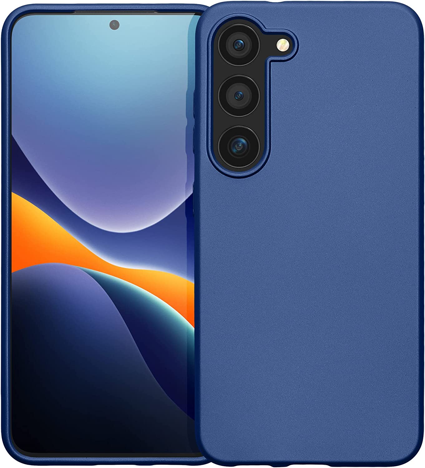 KW Samsung Galaxy S23+ Θήκη Σιλικόνης TPU - Metallic Blue - 60313.64