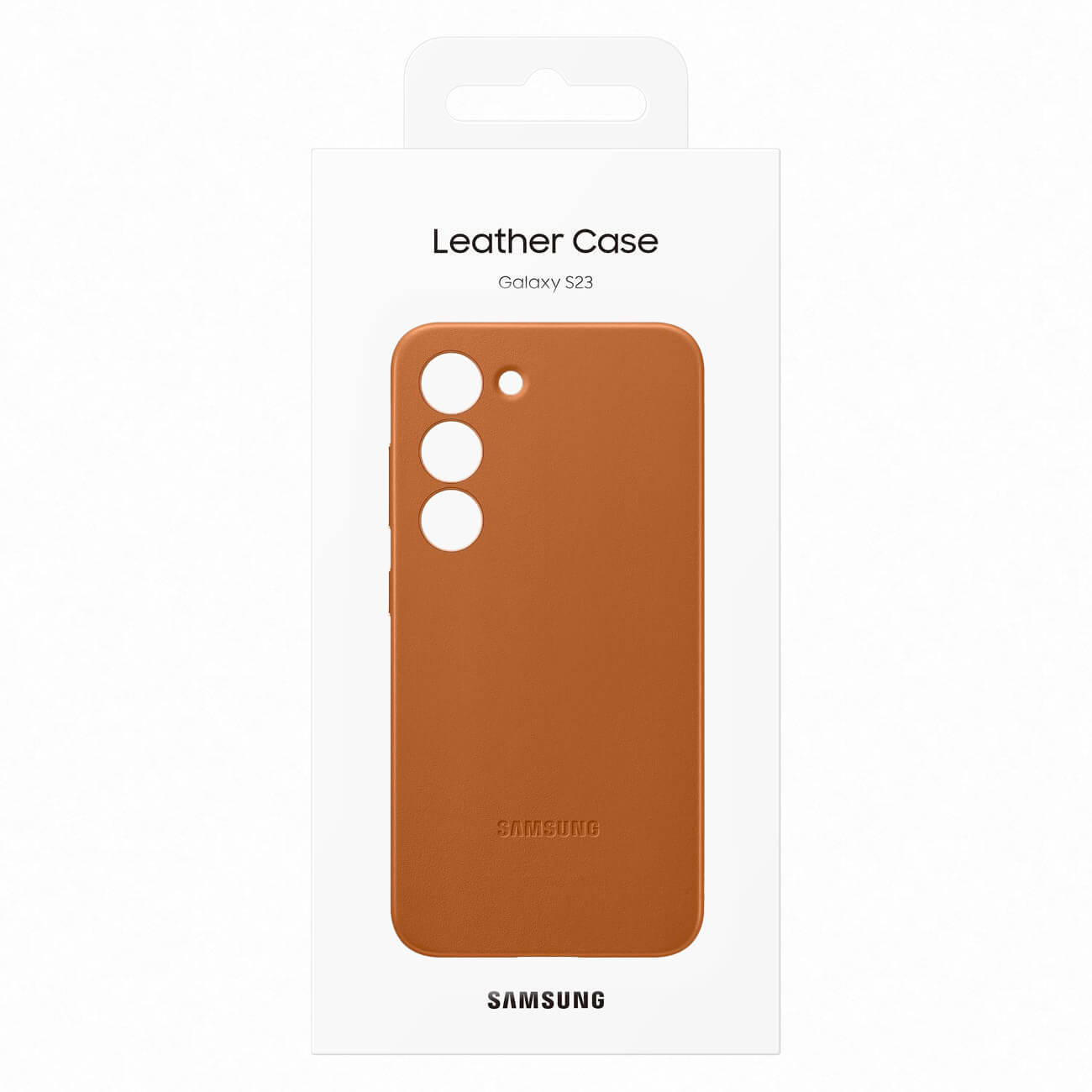 Samsung Genuine Leather Cover Samsung Galaxy S23 Θήκη από Γνήσιο Δέρμα - Camel - EF-VS911LAEGWW
