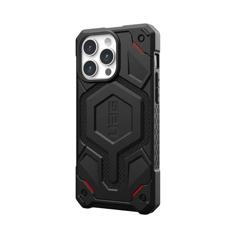 UAG iPhone 15 Pro Max Monarch Pro Kevlar Series Σκληρή Θήκη με MagSafe - Kevlar Black