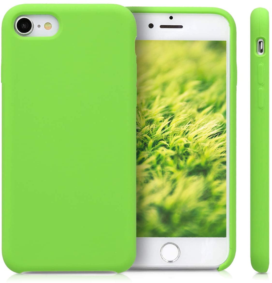 KW iPhone SE 2022 / SE 2020 / 7 / 8 Θήκη Σιλικόνης Rubber TPU - Green - 40225.07
