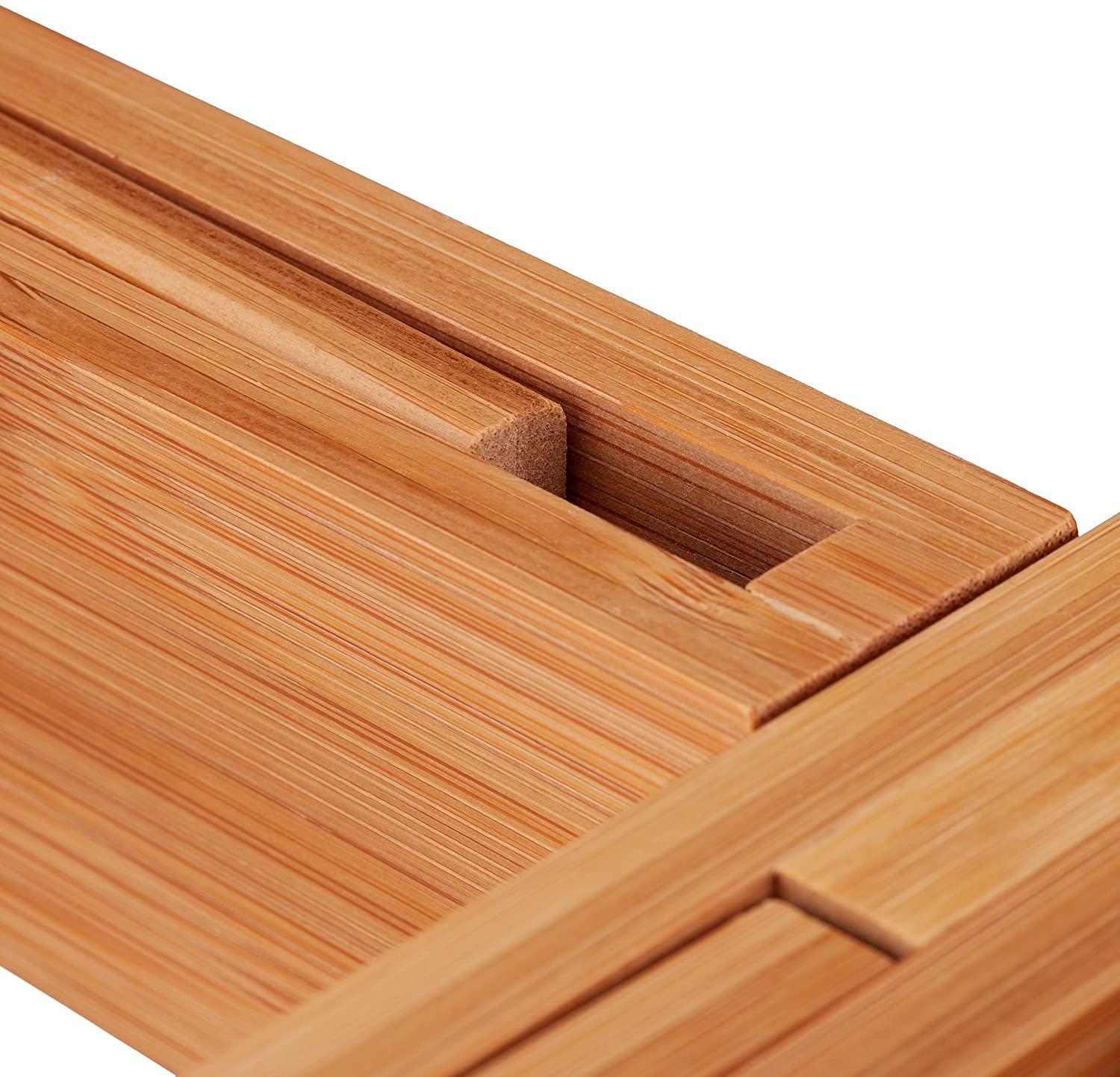 Relaxdays Ρυθμιζόμενη Βάση από Μπαμπού για Κασπό - Natural - 4052025288204