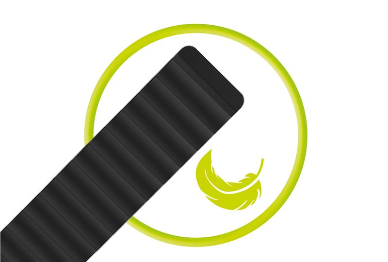 Mobile Origin Λουράκι Apple Watch 4/5/6/7/8/9/10/11 - SE (1/2/3) - Ultra (1/2/3) - 42/44/45/49mm Strap II Σιλικόνης - Green / Black