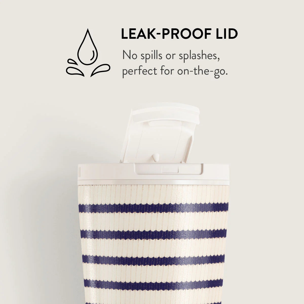 Burga Κούπα Θερμός από Ανοξείδωτο Ατσάλι - Flap Lid - 500ml - Old Money