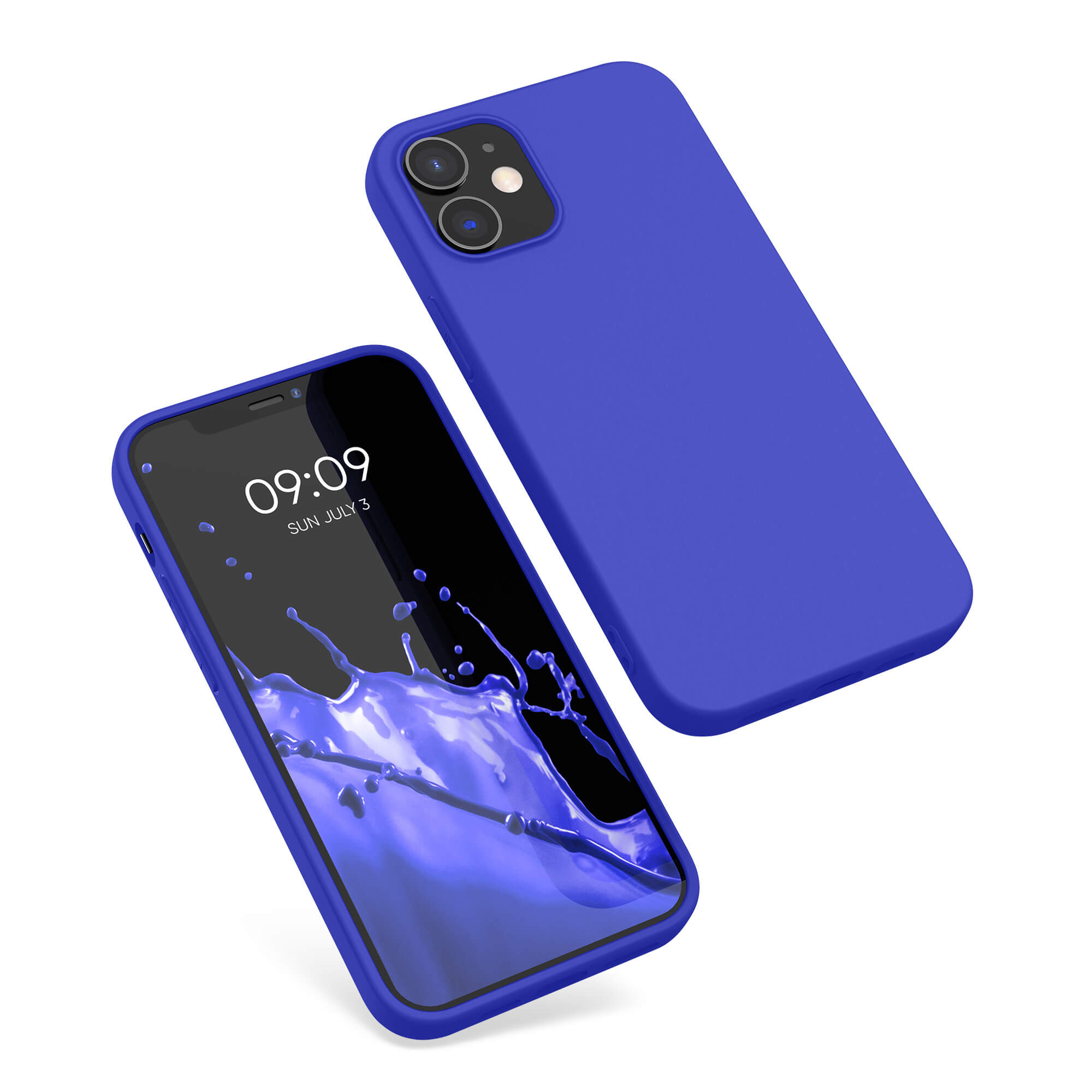KW iPhone 12 / iPhone 12 Pro Θήκη Σιλικόνης TPU - Royal Blue - 53938.134
