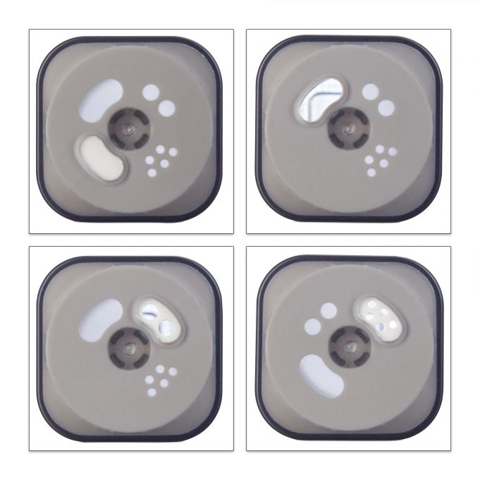 Relaxdays Βάση Μπαχαρικών από Μπαμπού με 18 Βάζα - Natural - 4052025259518