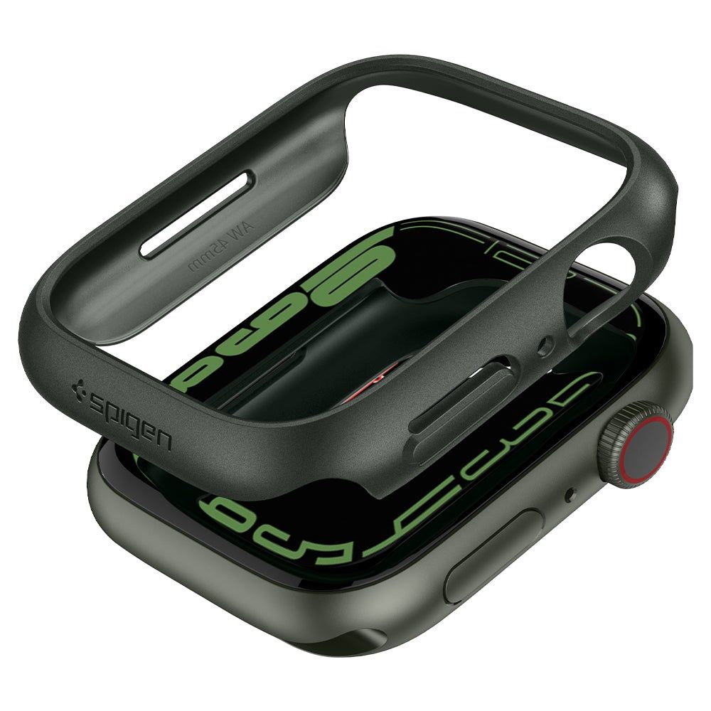 Spigen Θήκη Apple Watch 7 / 8 / 9 - 45 mm Thin Fit - Military Green
