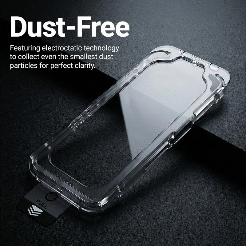 Crong iPhone 16 Pro Max / iPhone 17 Pro Max - EasyShield - Full Screen Αντιχαρακτικό Γυαλί Οθόνης - 2 Τεμάχια - Clear