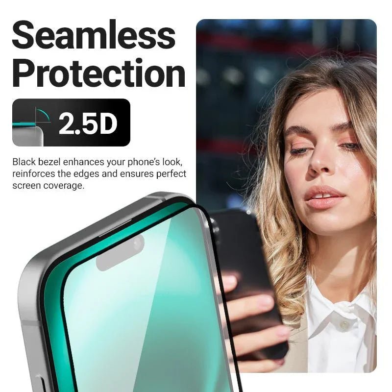 Crong iPhone 17 Pro Max - 3D Armour Glass - Full Screen Αντιχαρακτικό Γυαλί Οθόνης - Clear