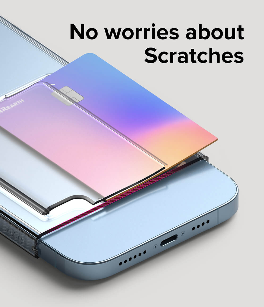 Ringke iPhone 13 Pro Max Fusion Card Σκληρή Θήκη με Πλαίσιο Σιλικόνης - Διάφανη