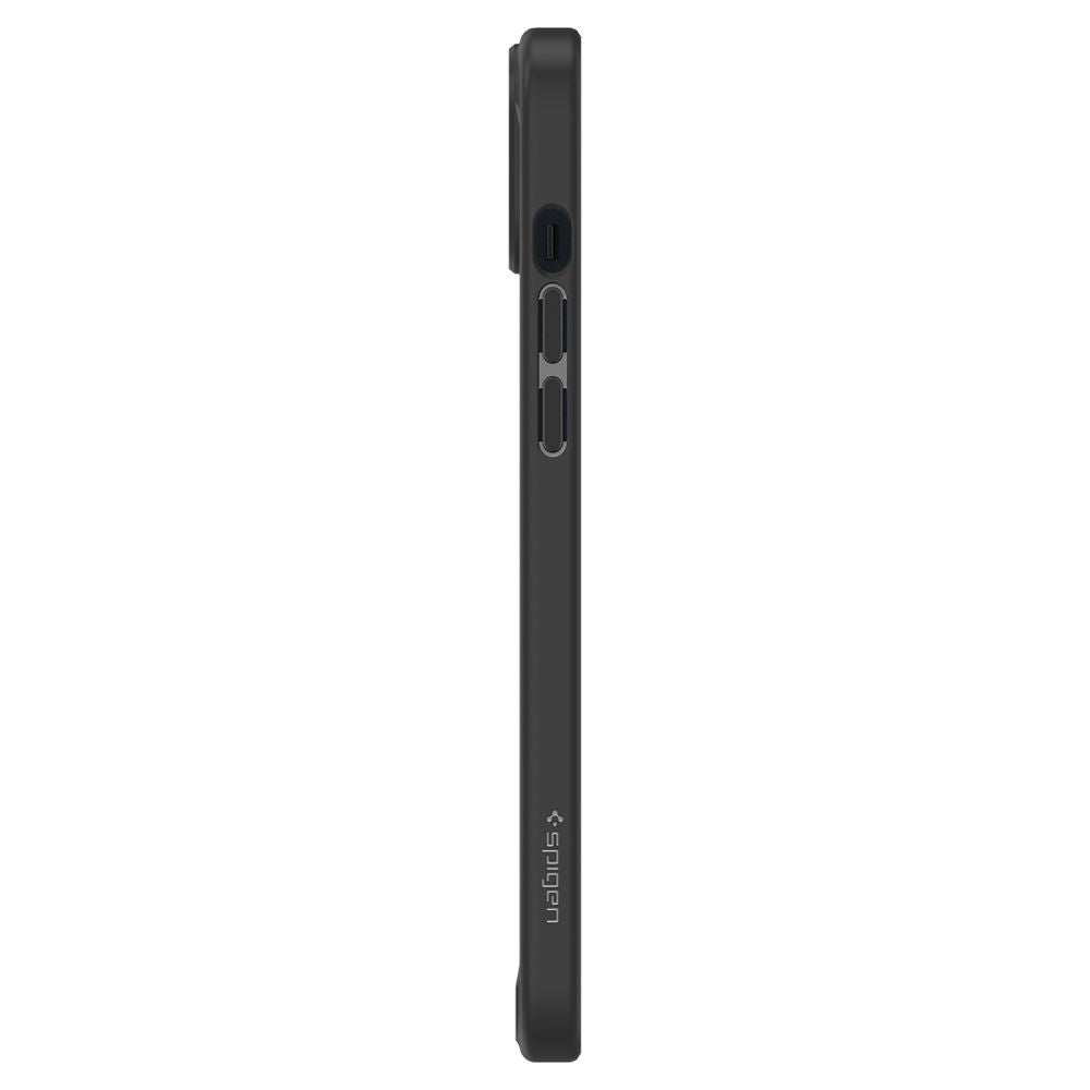 Spigen iPhone 14 Plus / iPhone 15 Plus Ultra Hybrid Σκληρή Θήκη με Πλαίσιο Σιλικόνης - Frost Black