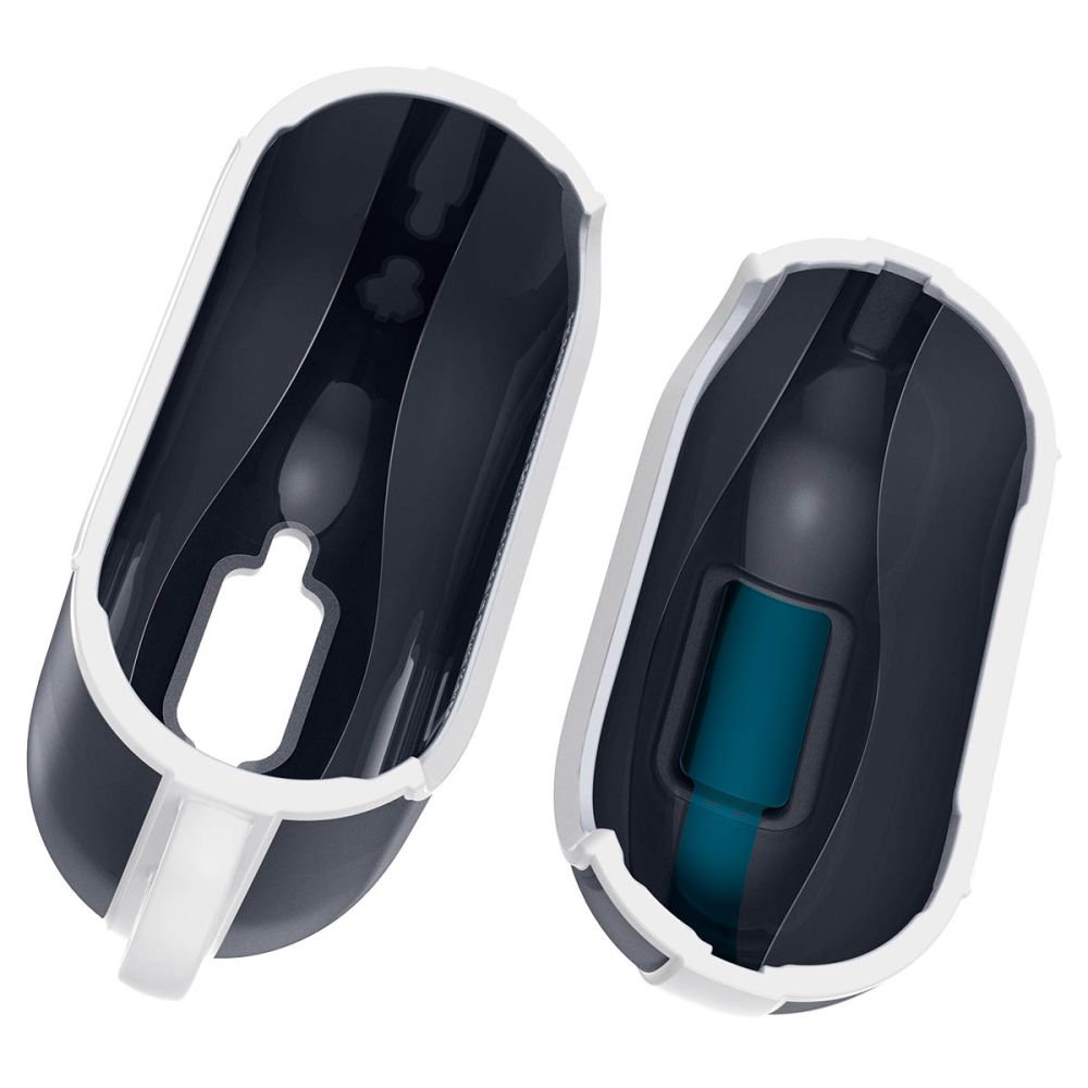 Spigen AirPods 4 Θήκη από Σκληρό Πλαστικό και Σιλικόνη - Classic C1 - Graphite