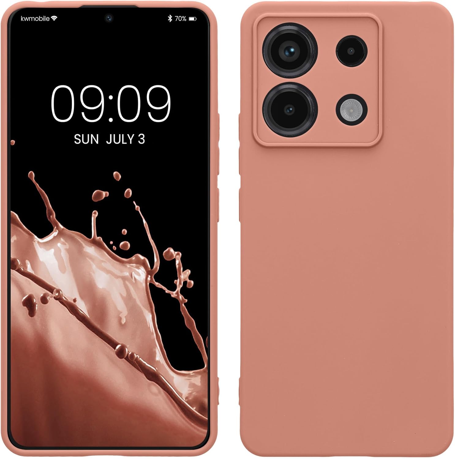 KW Xiaomi Redmi Note 13 Pro 5G / Poco X6 5G Θήκη Σιλικόνης TPU - Winter Rose