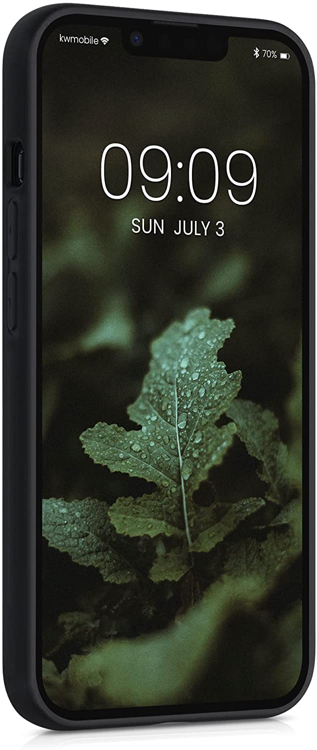 KW iPhone 13 Pro Θήκη από Φυσικό Ξύλο - Dark Green - 55968.80