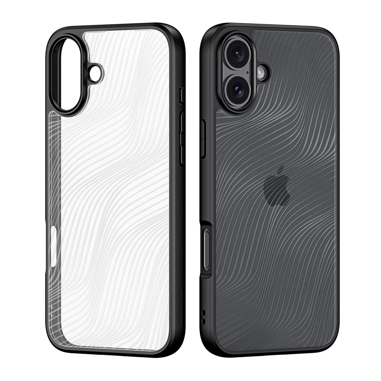 Dux Ducis iPhone 16 Aimo Series Σκληρή Θήκη με Πλαίσιο Σιλικόνης - Black