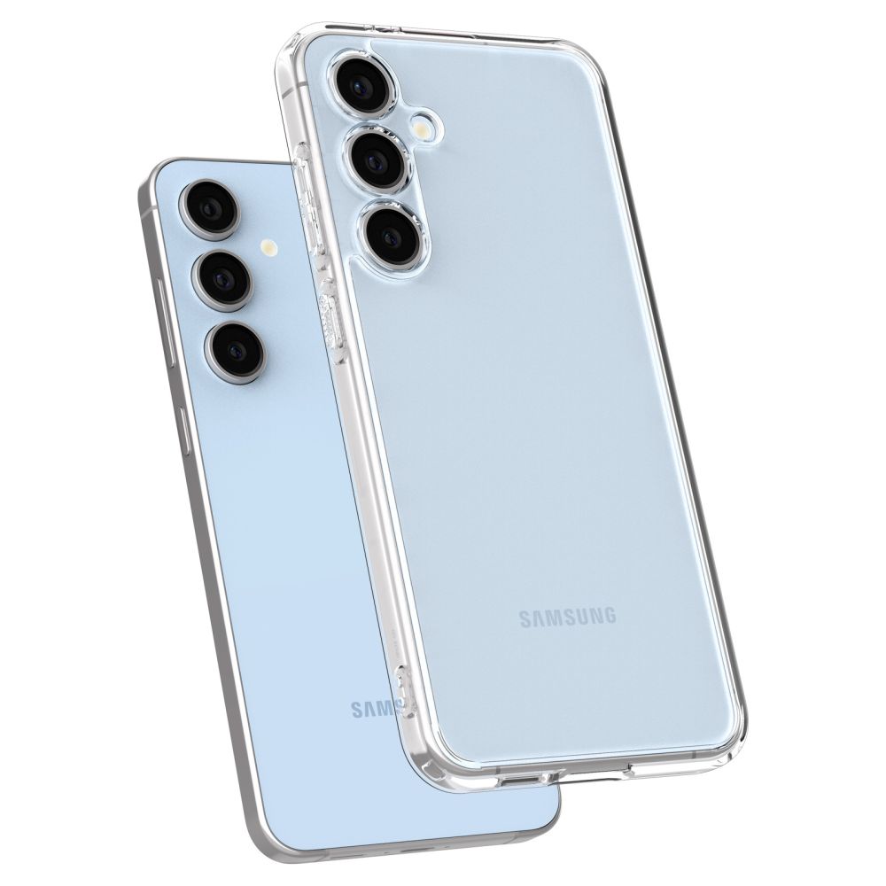 Spigen Samsung Galaxy S24 FE Ultra Hybrid Σκληρή Θήκη με Πλαίσιο Σιλικόνης - Crystal Clear