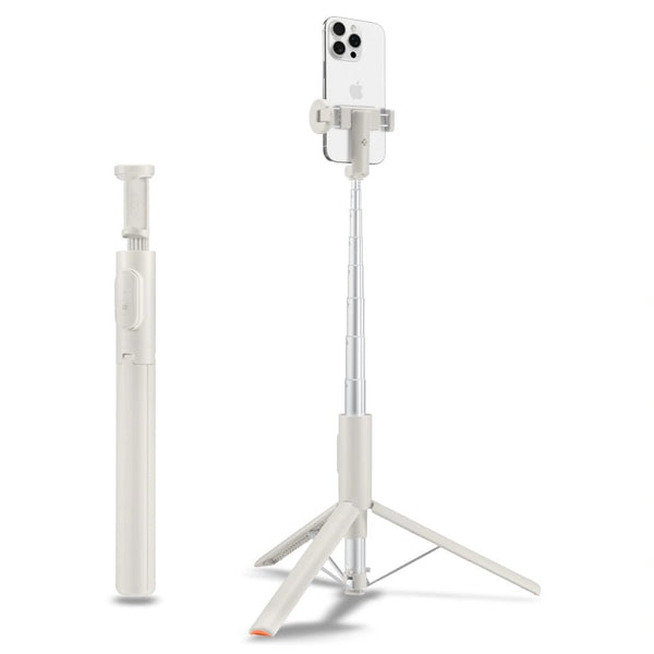 Spigen S541W Selfie Stick Τρίποδο με Bluetooth Τηλεχειριστήριο - Dune Beige