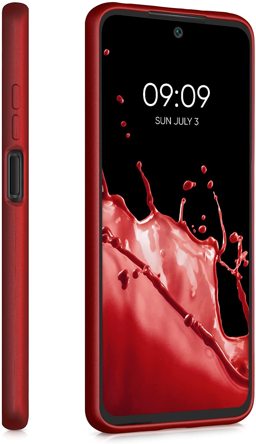 KW Xiaomi Redmi 10 Θήκη Σιλικόνης TPU - Metallic Dark Red - 56149.36