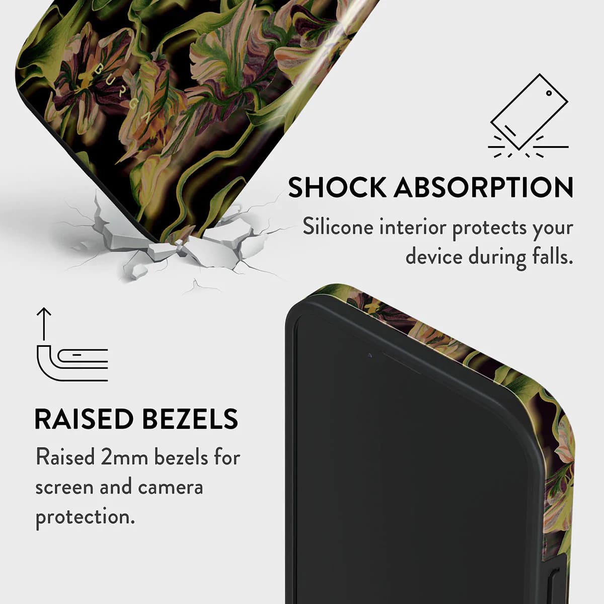 Burga iPhone 14 Plus Fashion Tough Σκληρή Θήκη - Subtropical