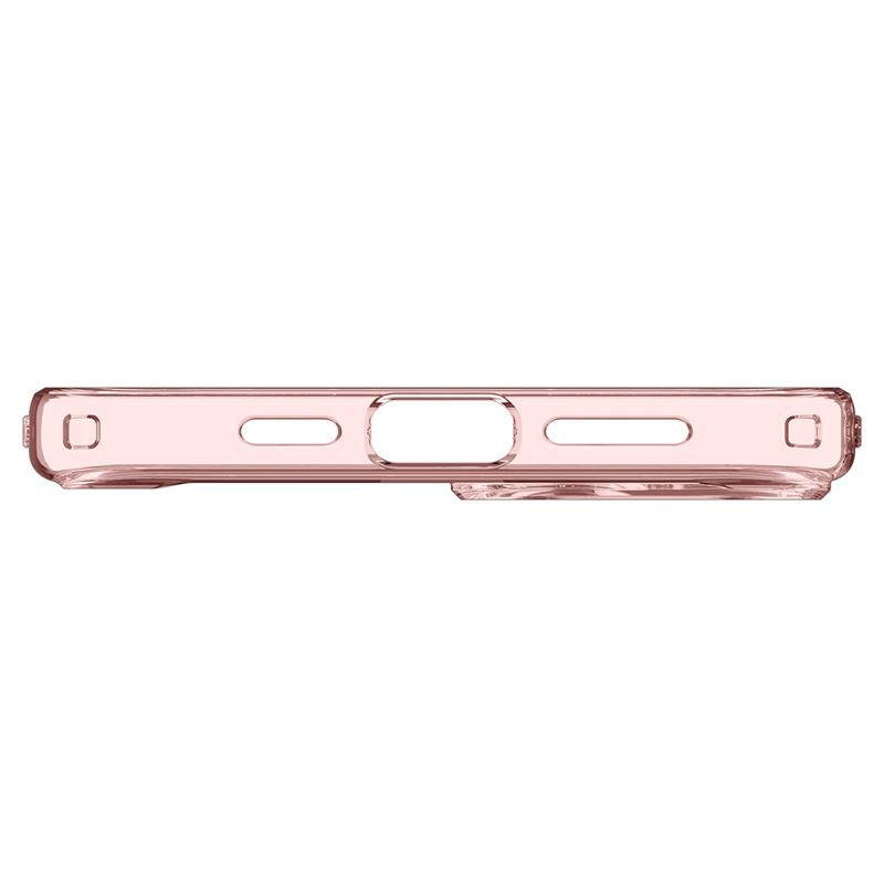 Spigen iPhone 15 Ultra Hybrid Σκληρή Θήκη με Πλαίσιο Σιλικόνης - Rose Crystal