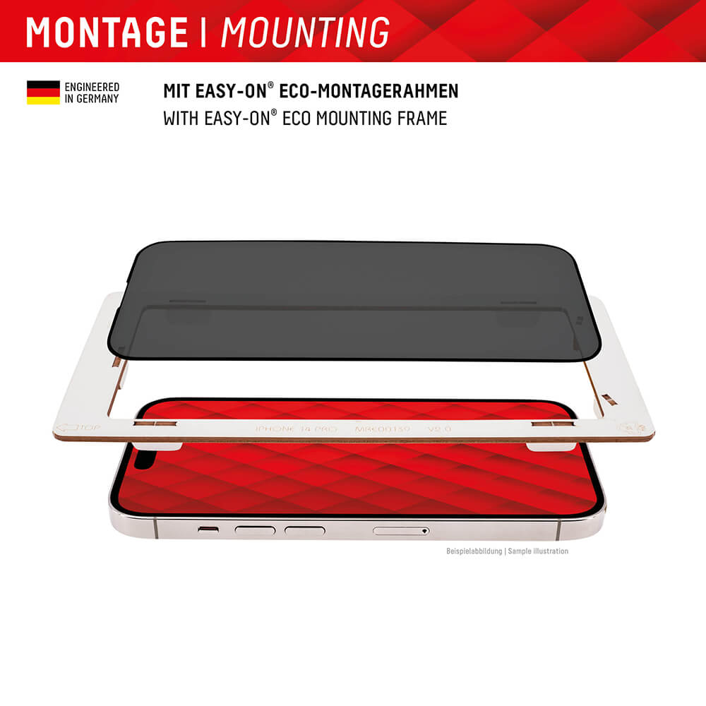 Displex iPhone 16 - Premium Προστασία Οθόνης - Privacy Full Screen Αντιχαρακτικό Γυαλί Tempered Glass - Black