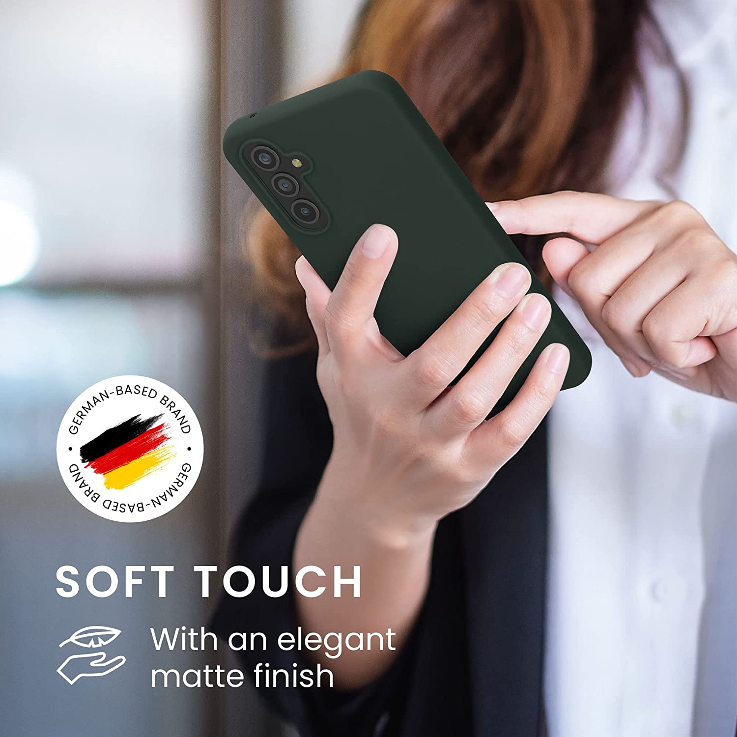 KW Samsung Galaxy A54 5G Θήκη Σιλικόνης TPU - Moss Green - 60796.169