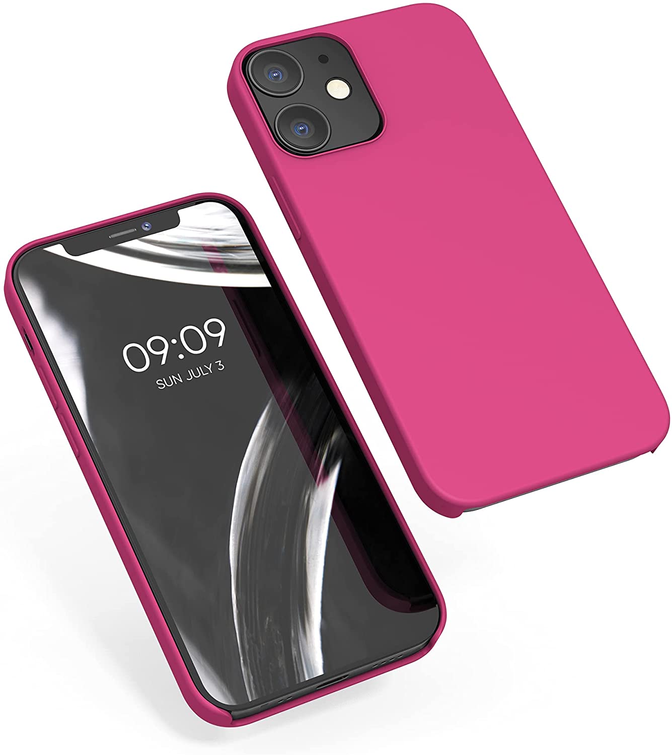 KW iPhone 12 / iPhone 12 Pro Θήκη Σιλικόνης Rubber TPU - Raspberry Sorbet - 52641.213