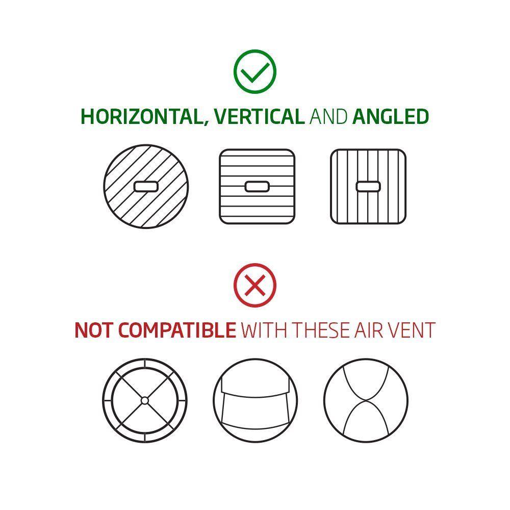 Spigen H12 Magnetic Car Mount Holder Βάση Αυτοκινήτου Αεραγωγού - Black