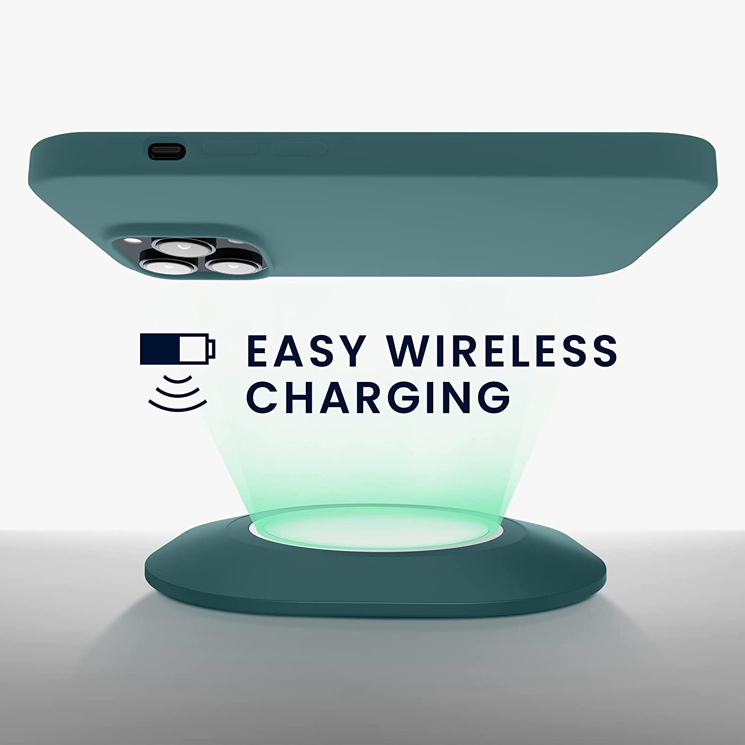 KW iPhone 14 Pro Θήκη Σιλικόνης TPU - Arctic Night - 59073.207