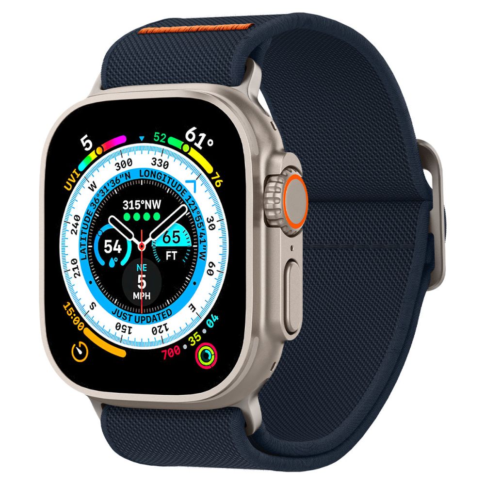 Spigen Λουράκι Apple Watch 8/9/10/11 - SE (1/2/3) - Ultra (1/2/3) – 44/45/46/49mm Fit Lite Ultra - Navy