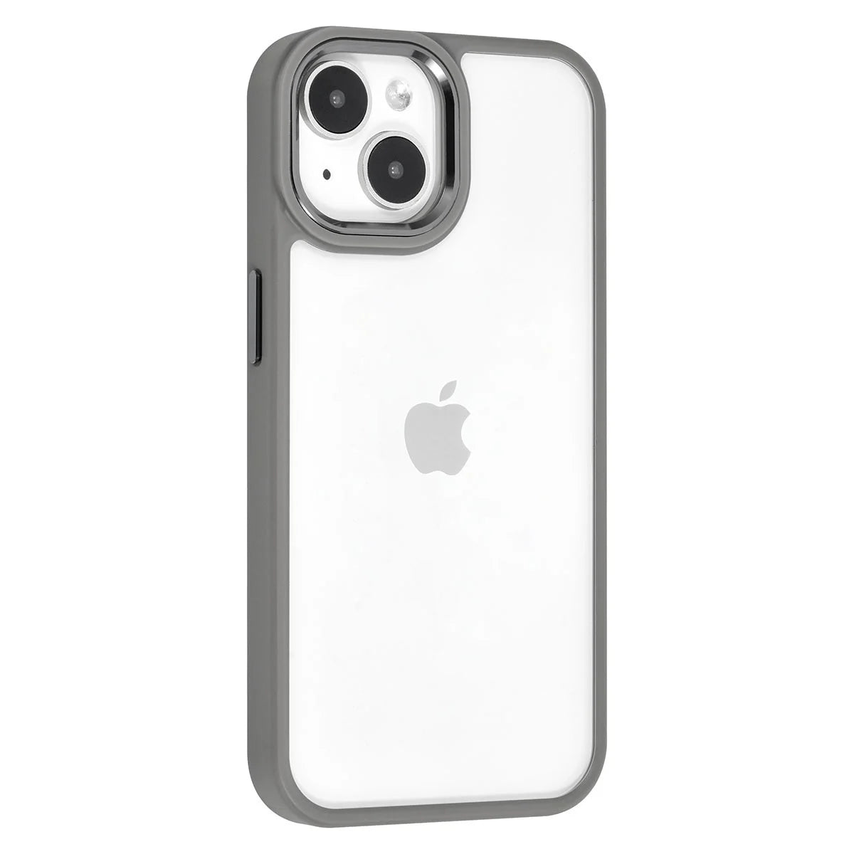 Tuniq iPhone 15 - Σκληρή Θήκη με Πλαίσιο Σιλικόνης - Γκρι / Διάφανο