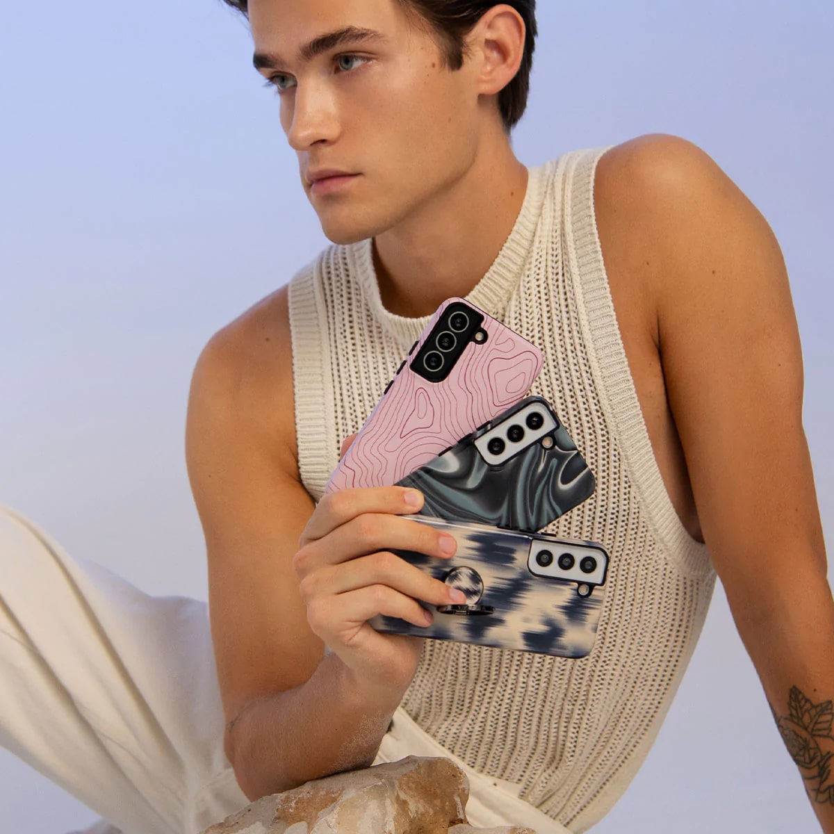 Burga iPhone 14 Pro Max Fashion Tough Σκληρή Θήκη - Avalanche