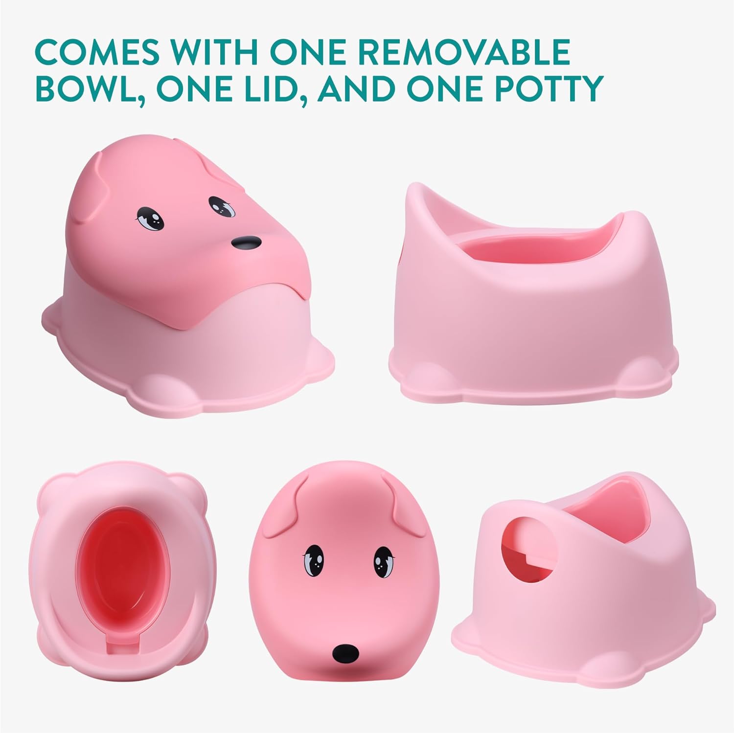 Navaris Γιογιό Εκμάθησης με Καπάκι και Αφαιρούμενο Εσωτερικό Ένθετο - Pink - 60990.08