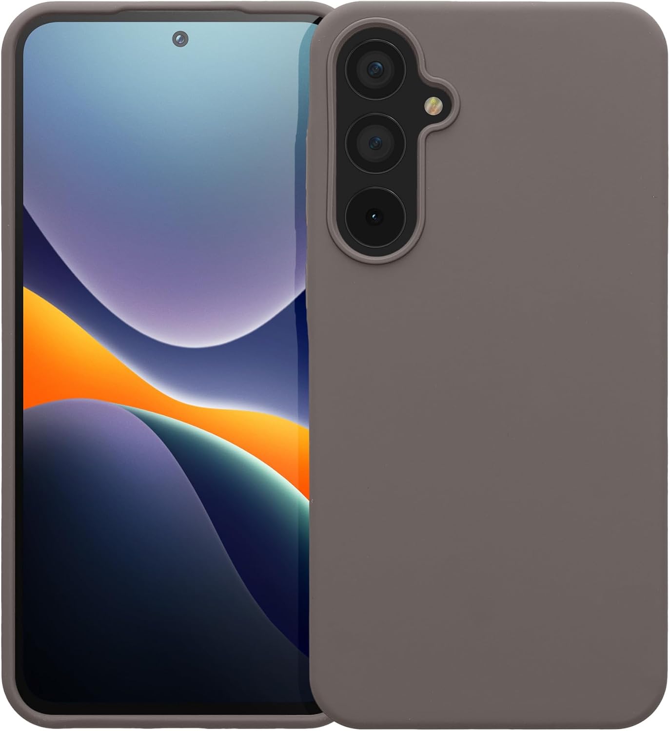 KW Samsung Galaxy A55 5G Θήκη Σιλικόνης Rubberized TPU - Stone Dust