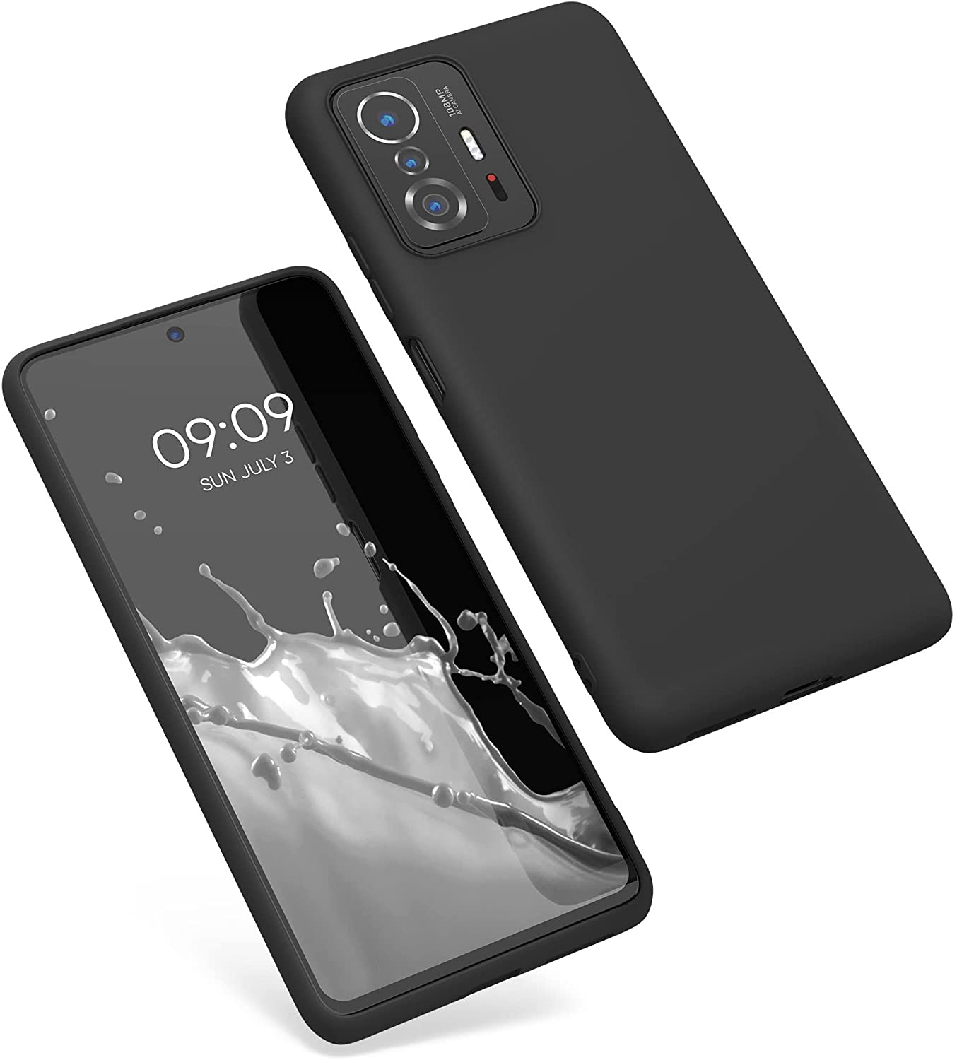 KW Xiaomi 11T / 11T Pro Θήκη Σιλικόνης TPU - Black - 56245.01