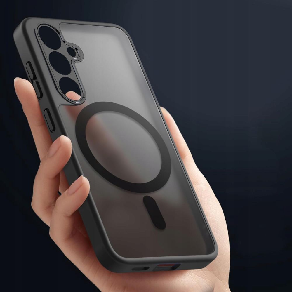 Tech-Protect Xiaomi 14T Pro MagMat Σκληρή Θήκη με Πλαίσιο Σιλικόνης και MagSafe - Matte Black