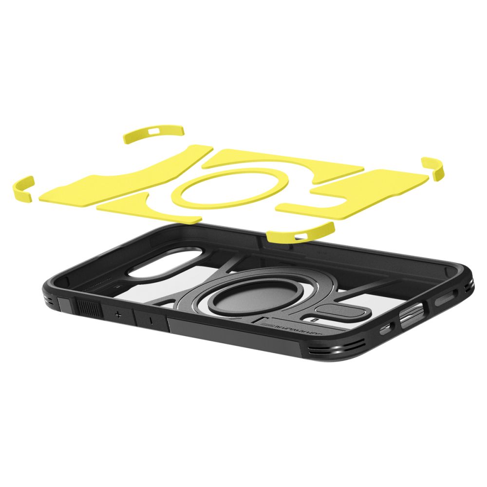 Spigen iPhone 16e Tough Armor Mag Σκληρή Θήκη με MagSafe - Black