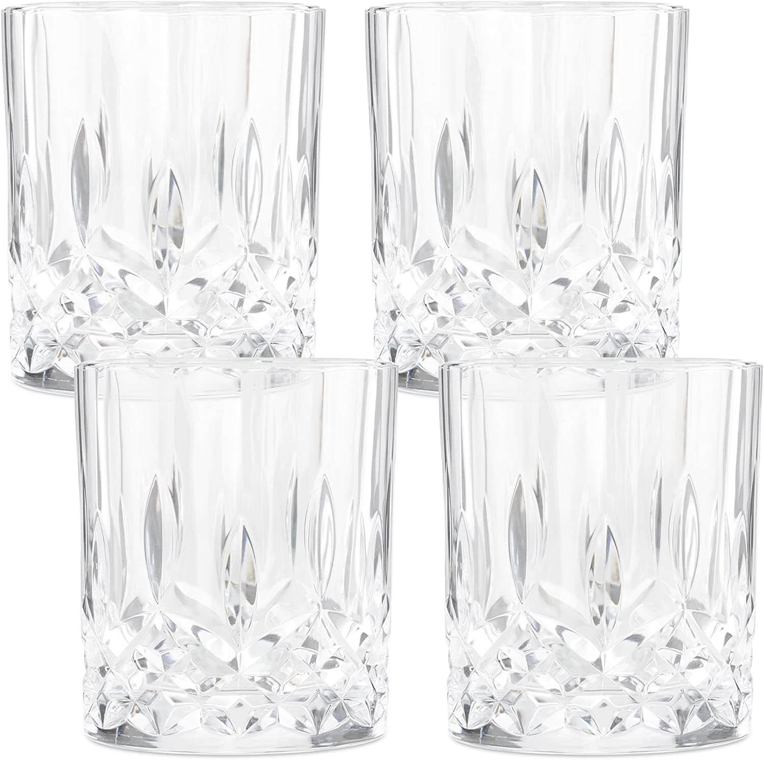 Navaris Σετ με 4 Γυάλινα Ποτήρια Ουίσκι - Διάφανα - 60178.01.04