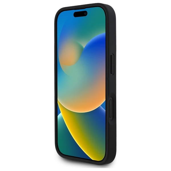 Red Bull iPhone 16 Plus - Carbon Fiber Power Bar - MagSafe Σκληρή Θήκη με Πλαίσιο Σιλικόνης - Black - RBHMP16M24CFGSMK