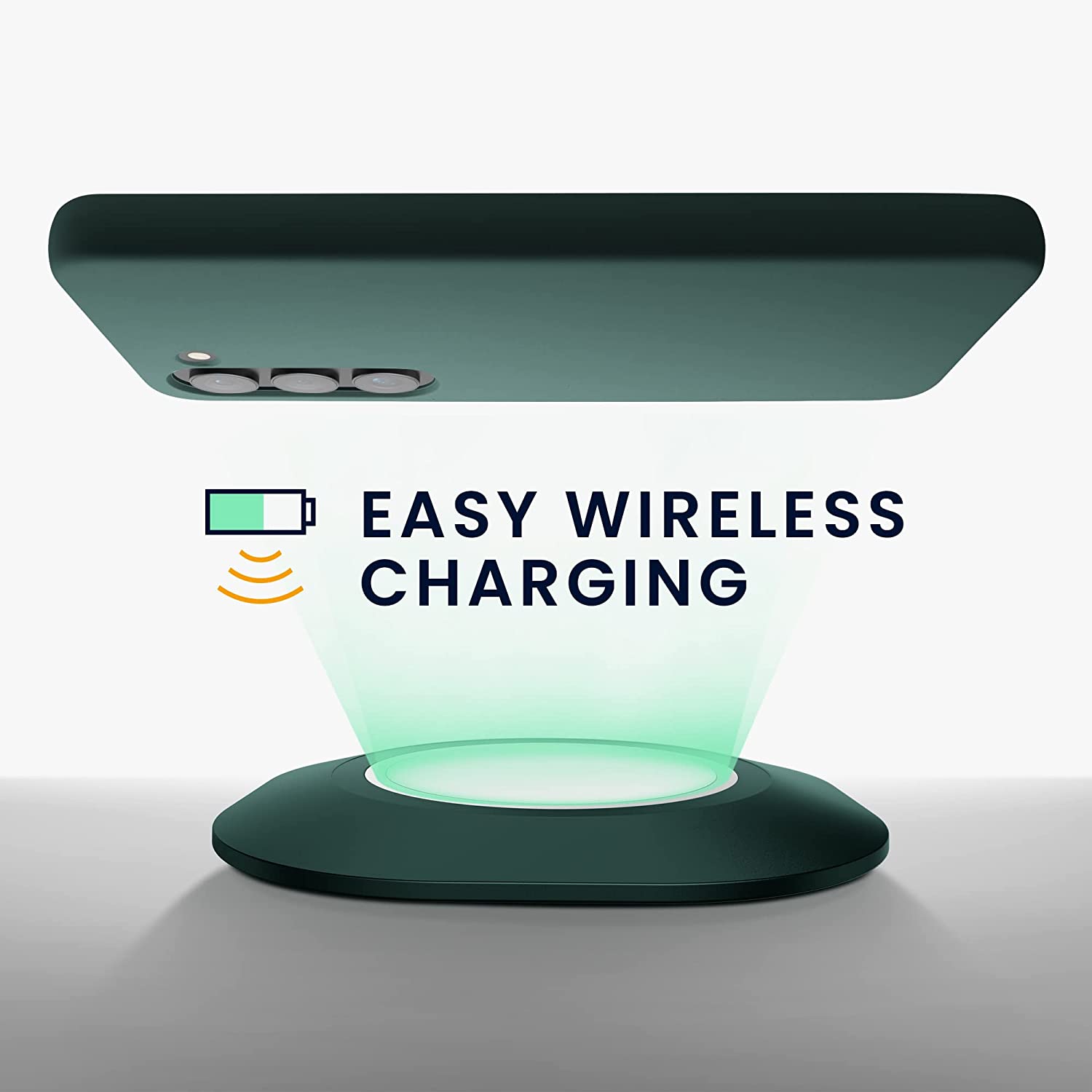 KW Samsung Galaxy S23 Θήκη Σιλικόνης Rubberized TPU - Teal Green - 60273.171