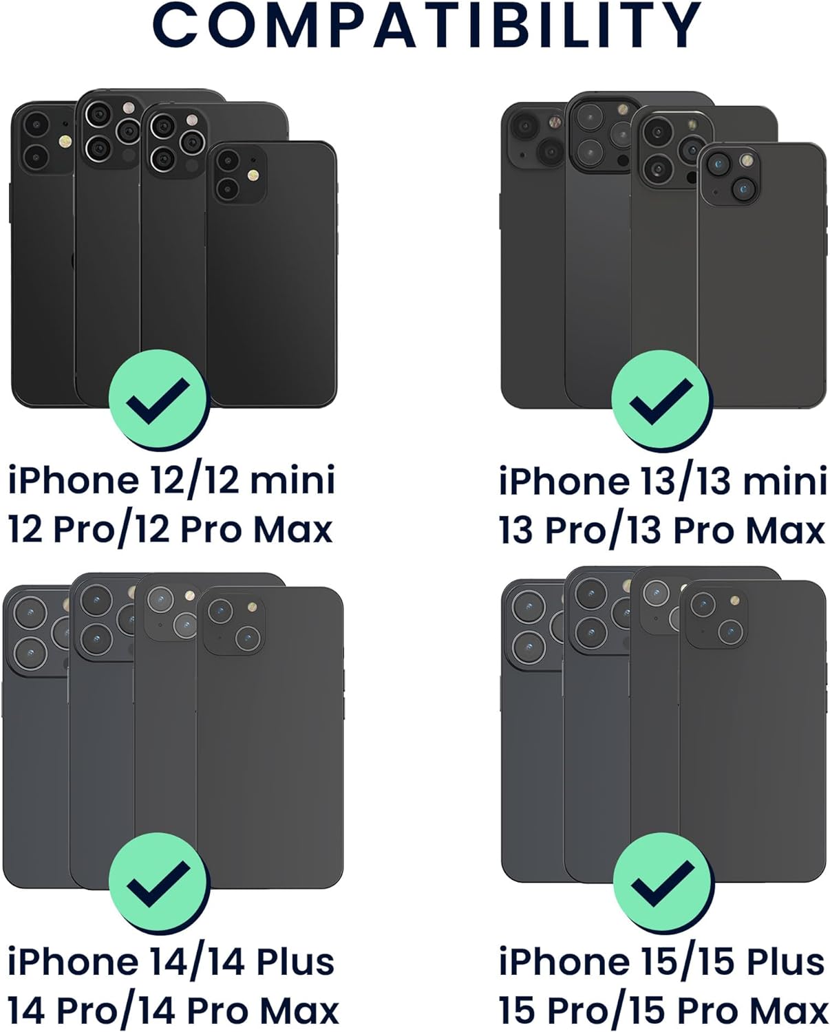 KW Μαγνητικό Δαχτυλίδι Συγκράτησης / Βάση Στήριξης Κινητού Συμβατό με MagSafe - Dark Grey - 61319.19