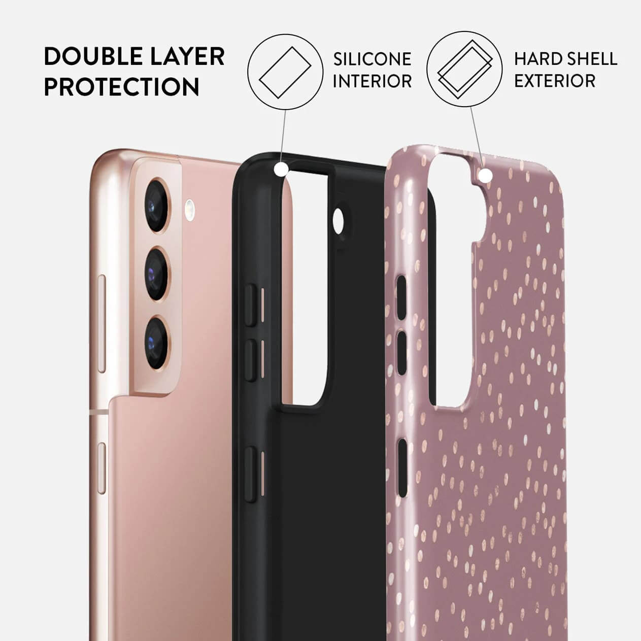 Burga Samsung Galaxy S22 Plus Fashion Tough Σκληρή Θήκη - Hot Cocoa