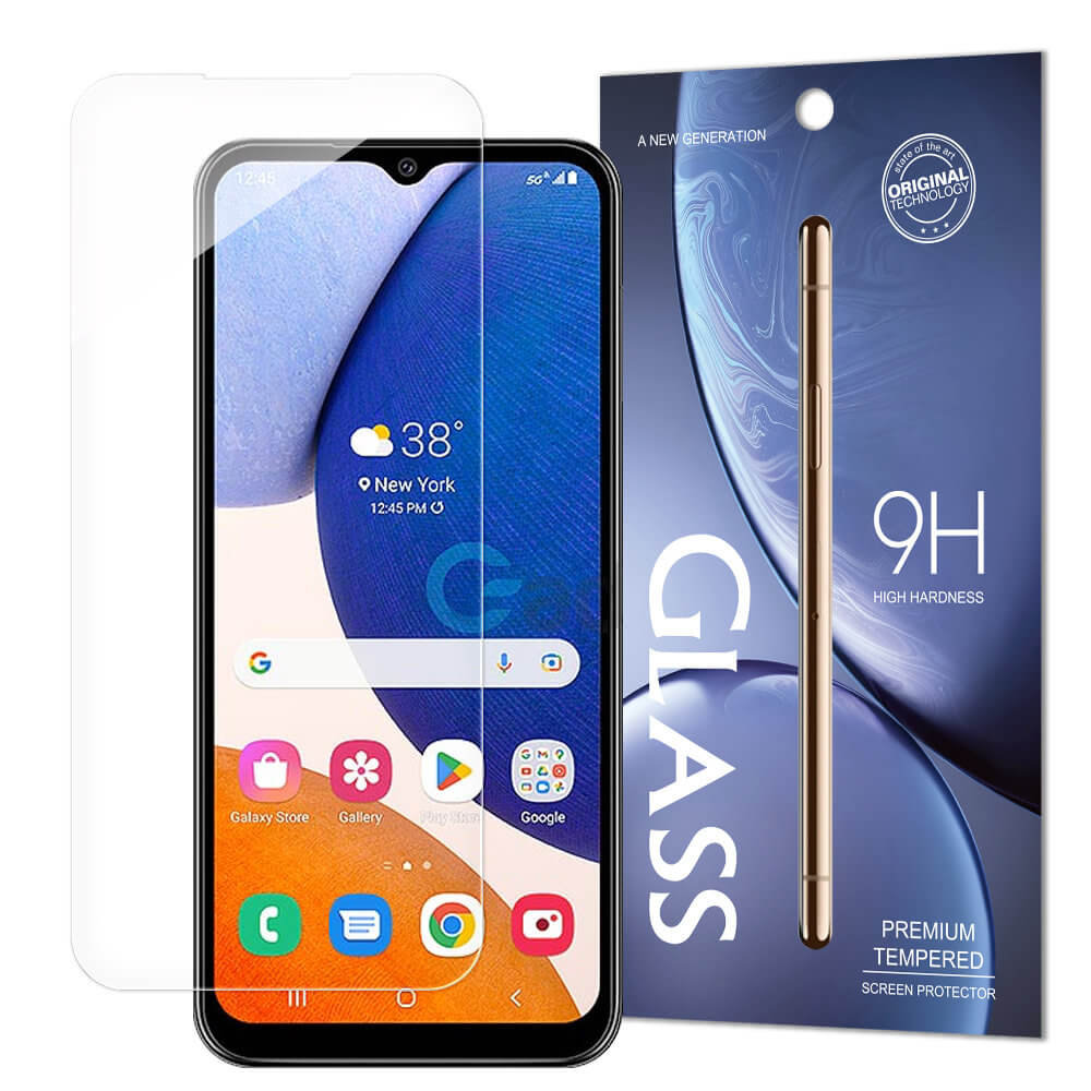 OEM Samsung Galaxy A14 5G 9H Anti Fingerprint Tempered Glass Αντιχαρακτικό Γυαλί Οθόνης - Clear