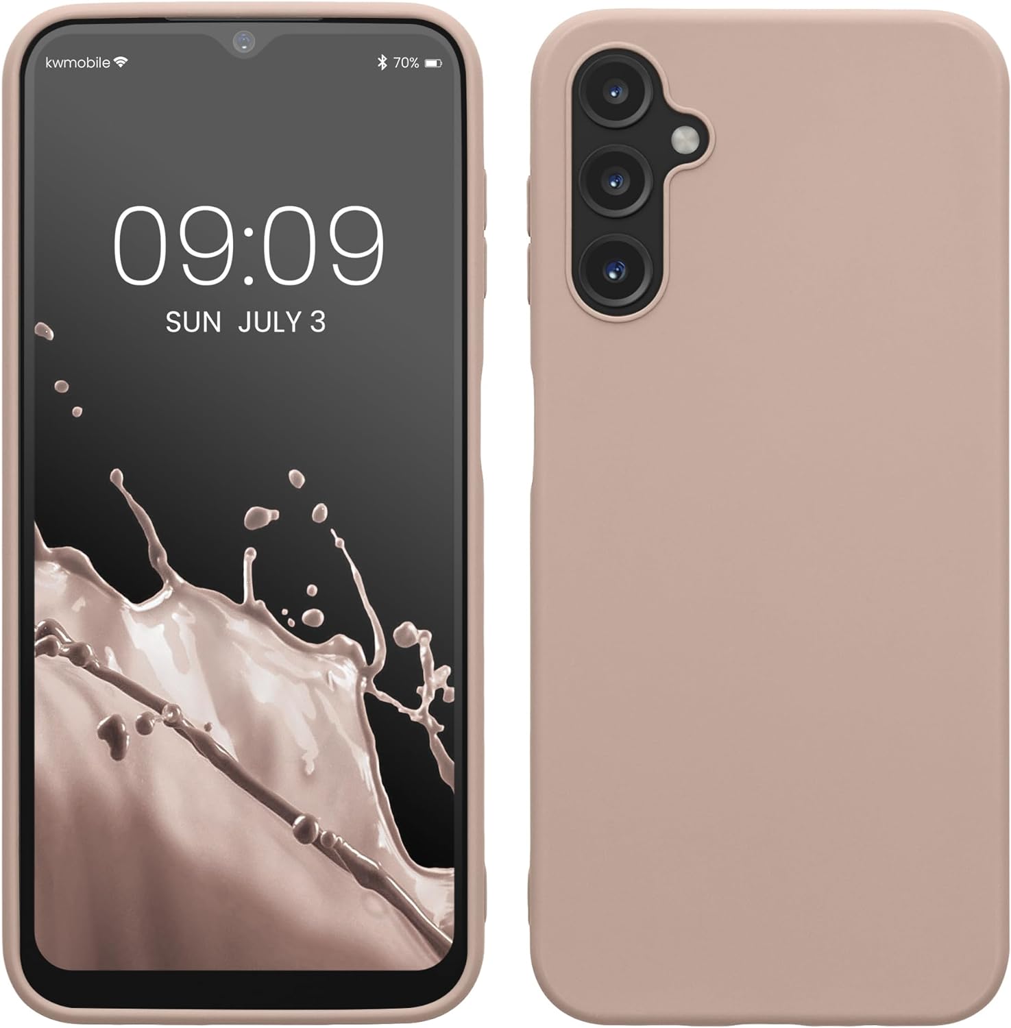 KW Samsung Galaxy A14 5G Θήκη Σιλικόνης TPU - Dusky Pink